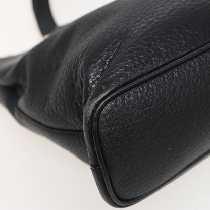 Burberry, Black, Leather, handbag