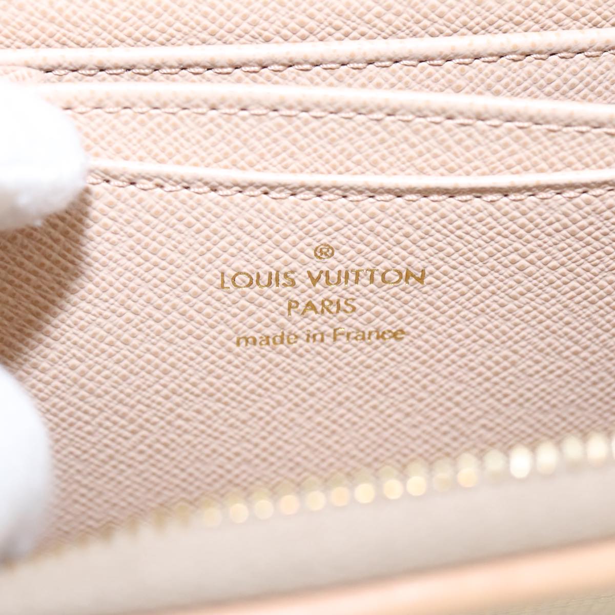 Louis Vuitton Zippy coin purse, Gold, Canvas, wallet