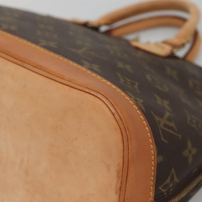 Louis Vuitton Alma, Brown, Canvas, handbag