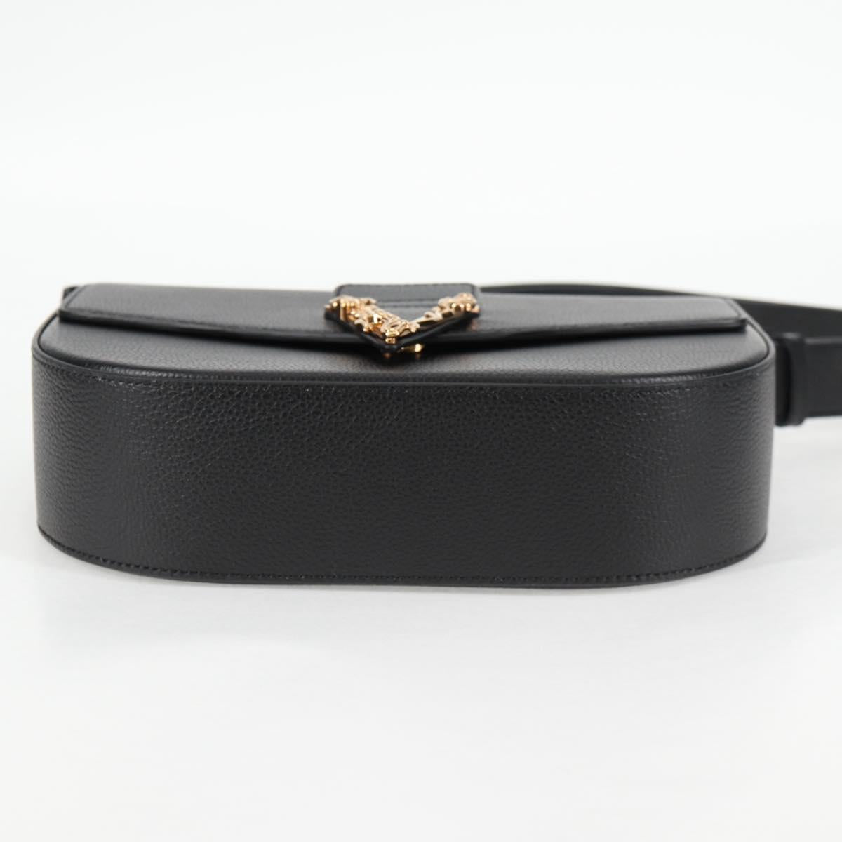 Versace Medusa, Black, Leather, shoulder