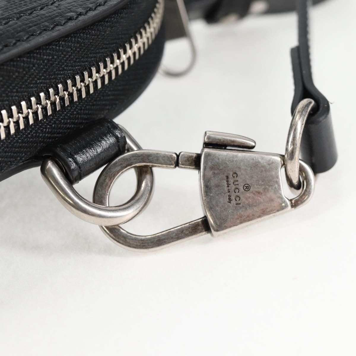 Gucci GG canvas, Black, Canvas, shoulder