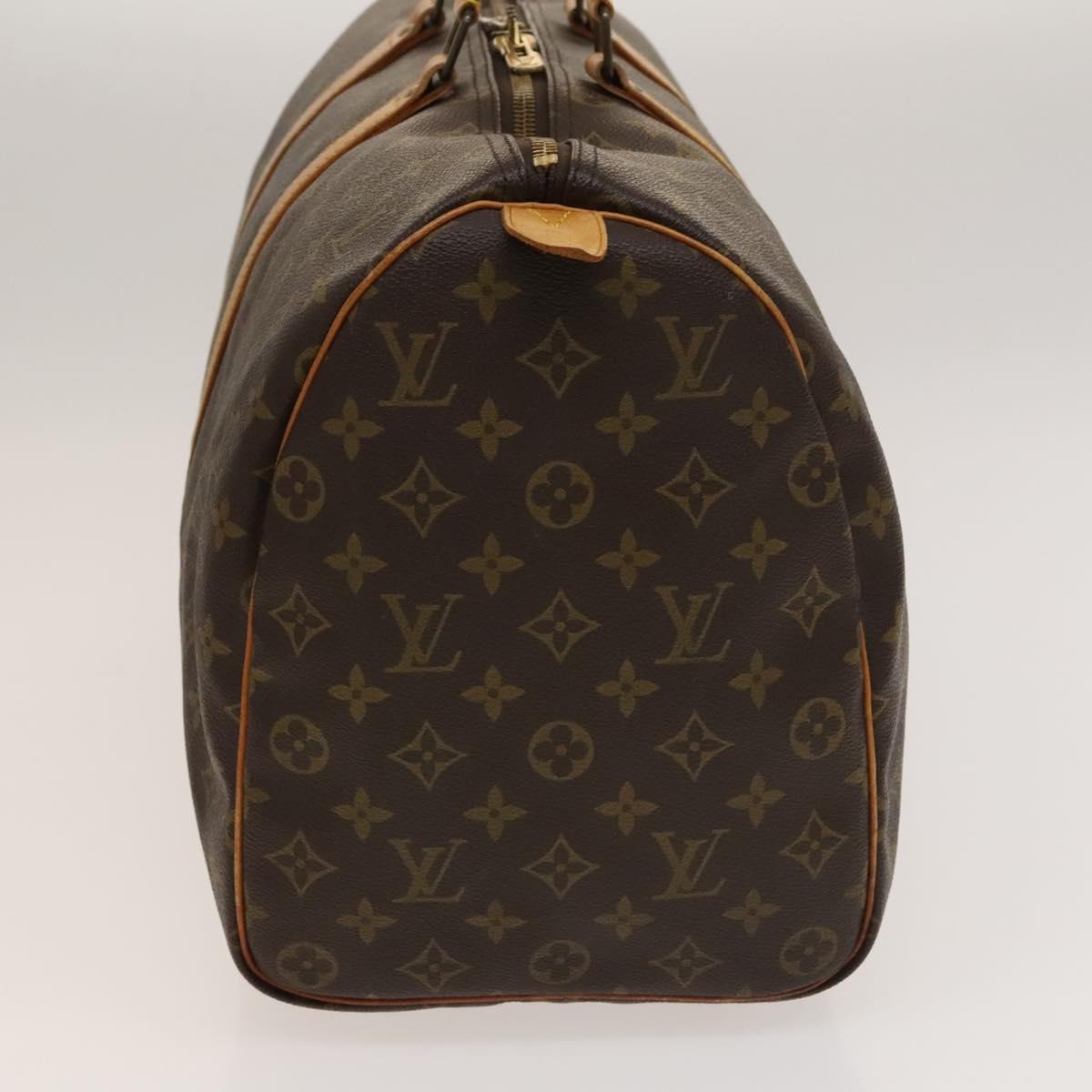 Louis Vuitton Keepall 45, Brown, Canvas, travel