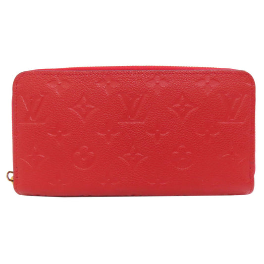 Louis Vuitton Zippy wallet, Red, Leather, wallet