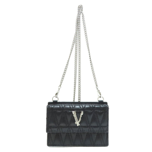 Versace Virtus, Black, Leather, shoulder