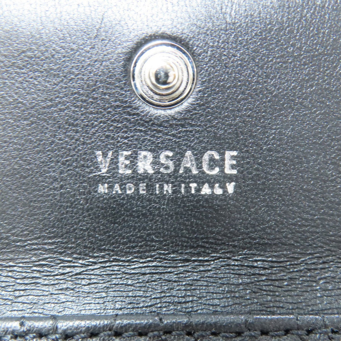 Versace Virtus, Black, Leather, shoulder