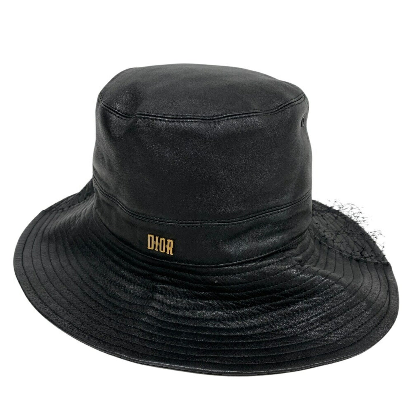 Dior Teddy D, Black, Leather, hat