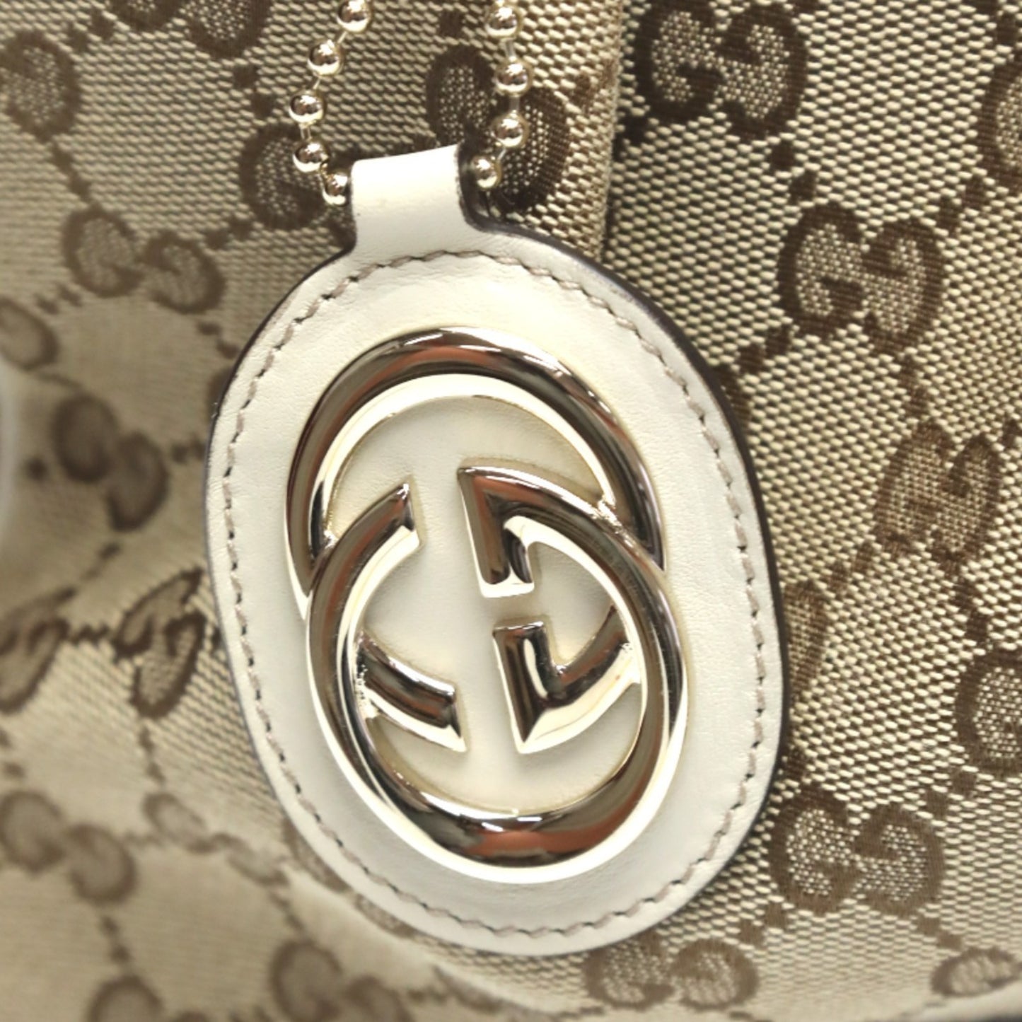 Gucci Sukey, Brown, Canvas, handbag