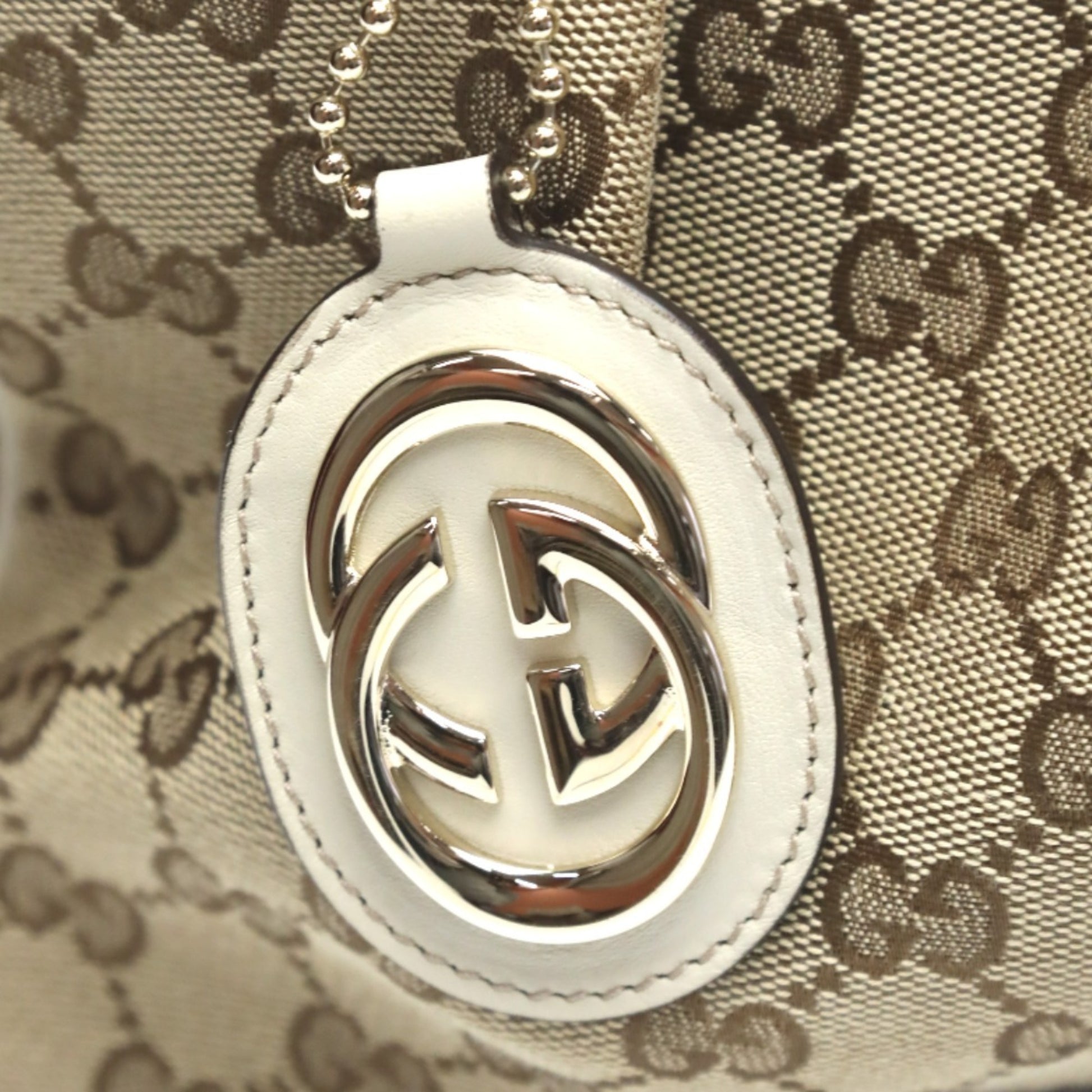 Gucci Sukey, Brown, Canvas, handbag