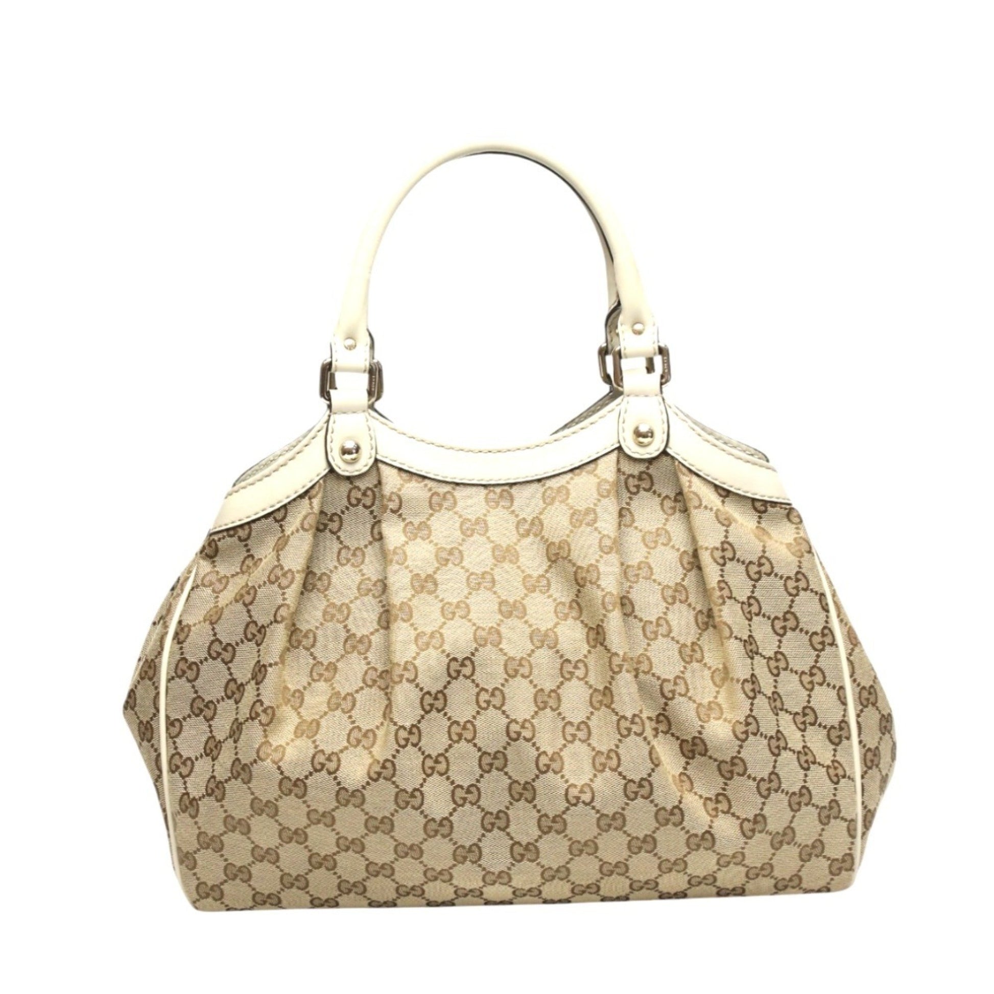 Gucci Sukey, Brown, Canvas, handbag
