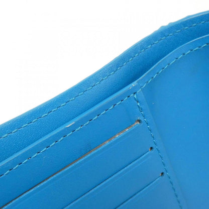 Louis Vuitton Victorine, Blue, Leather, wallet