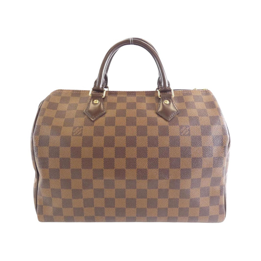 Louis Vuitton Speedy 30, Brown, Canvas, handbag