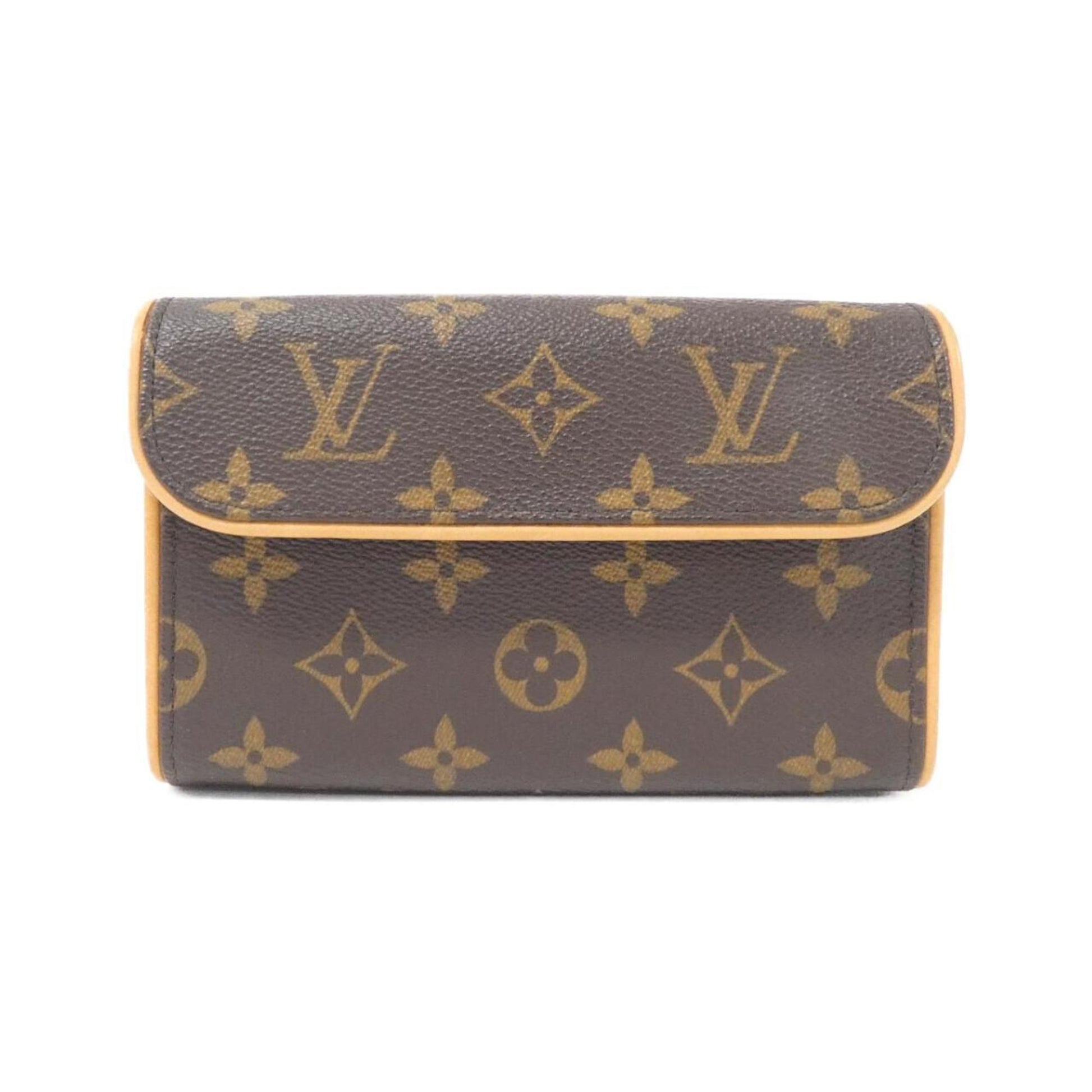 Louis Vuitton Florentine, Brown, Canvas, clutch