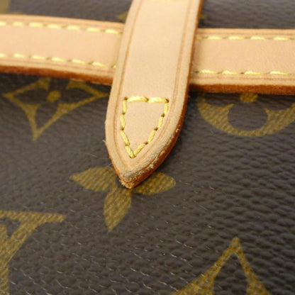 Louis Vuitton Marelle, Brown, Canvas, shoulder