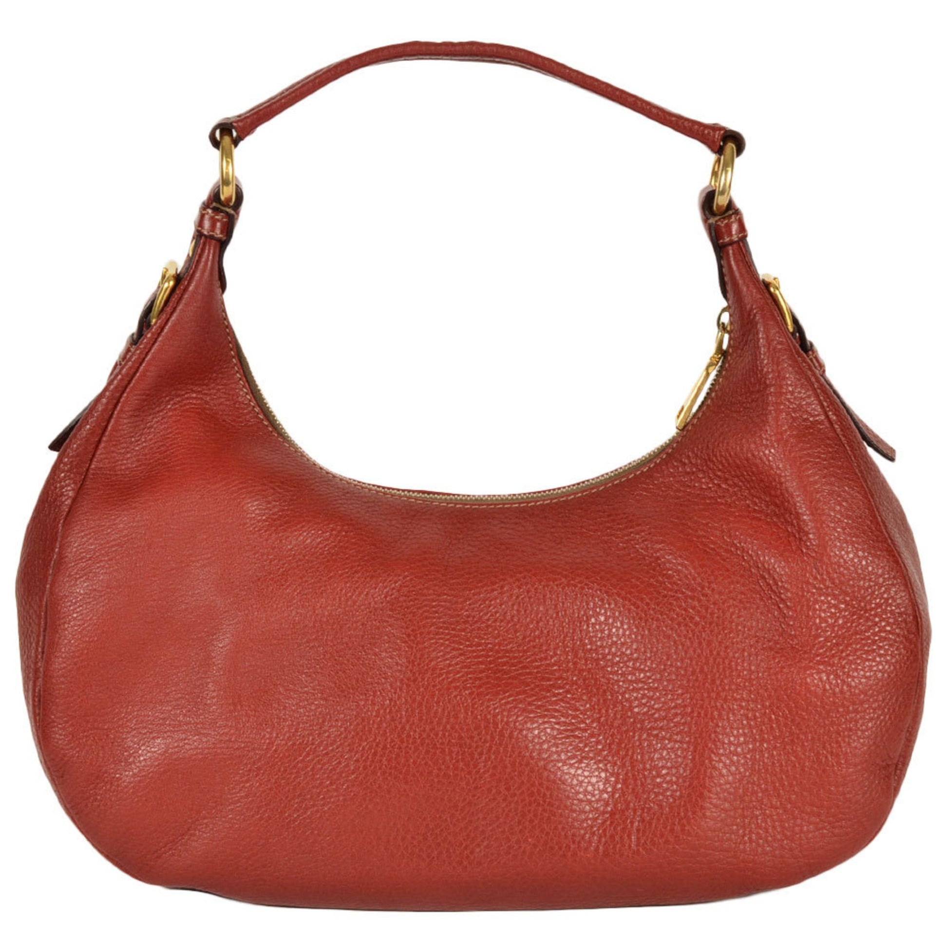 Prada Saffiano, Red, Leather, shoulder
