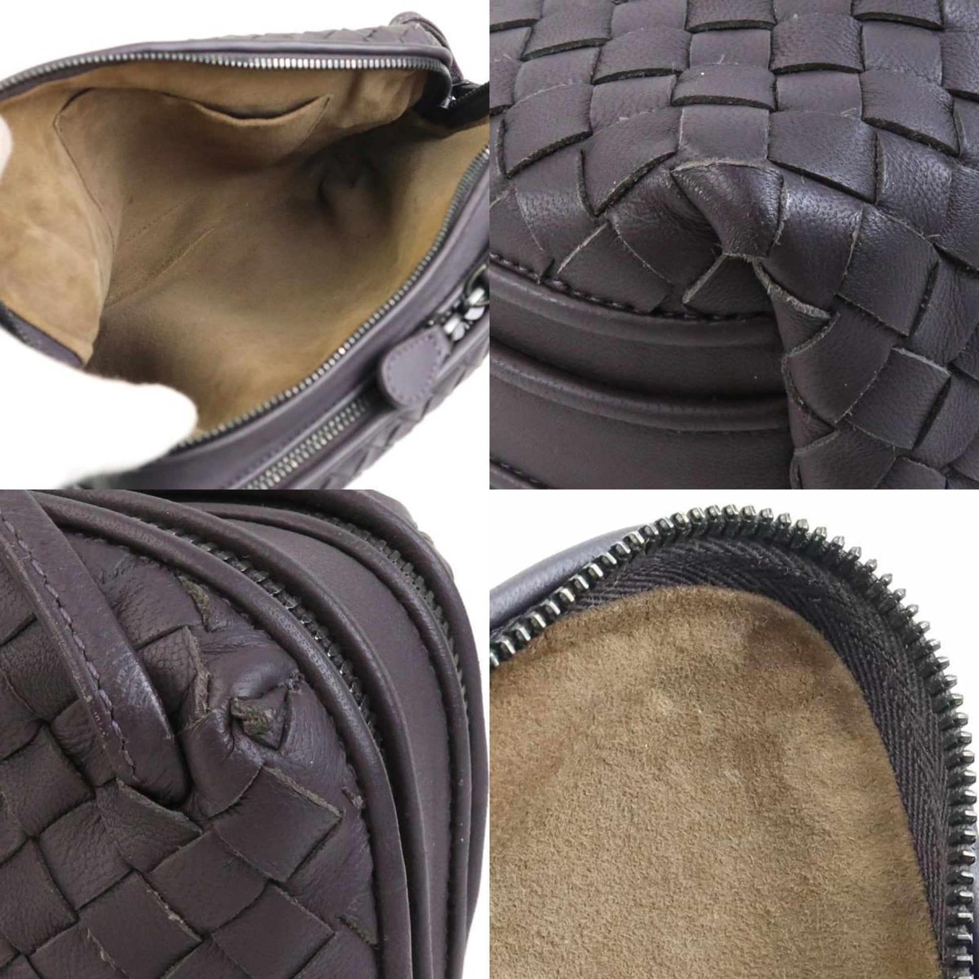 Bottega Veneta Intrecciato, Purple, Leather, shoulder