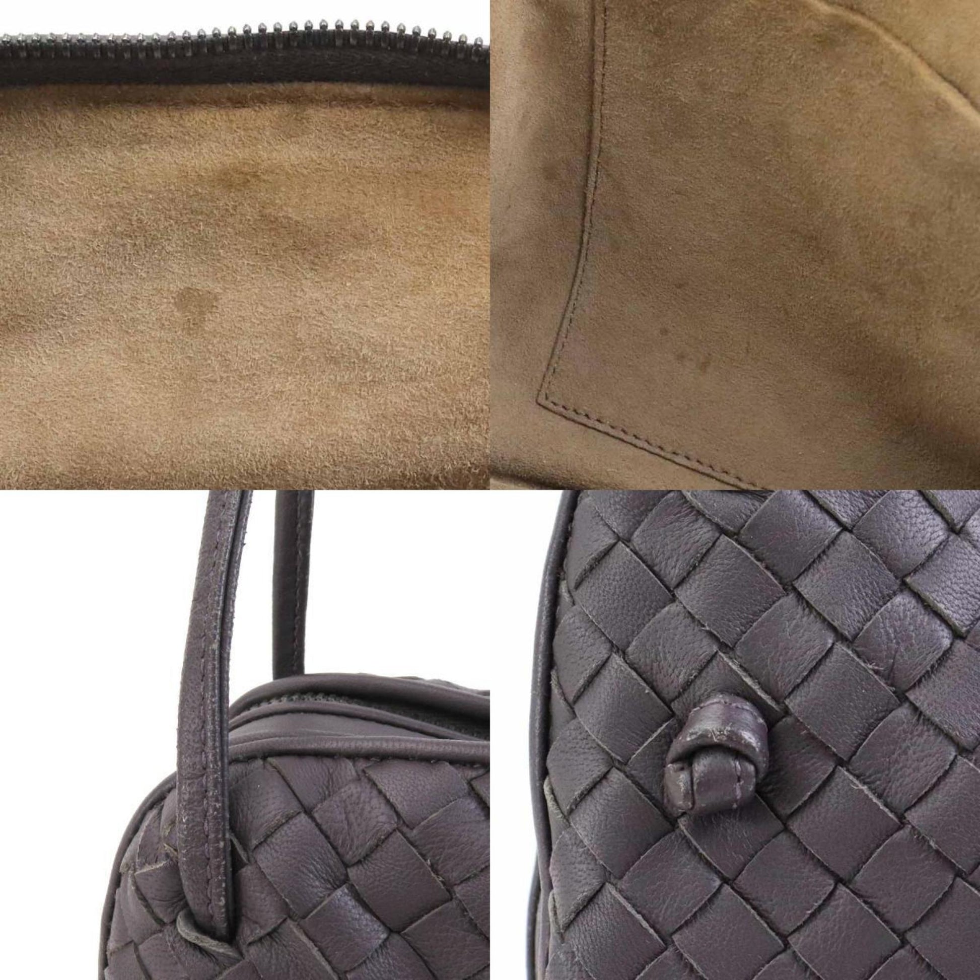 Bottega Veneta Intrecciato, Purple, Leather, shoulder
