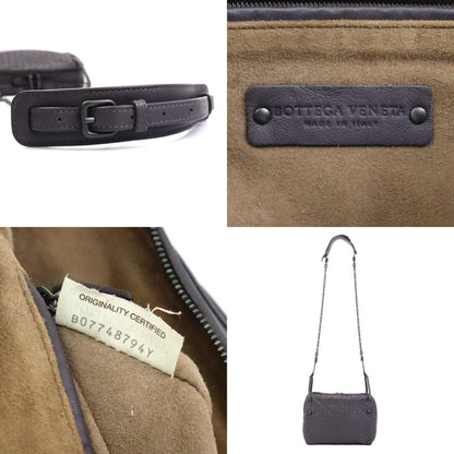 Bottega Veneta Intrecciato, Purple, Leather, shoulder