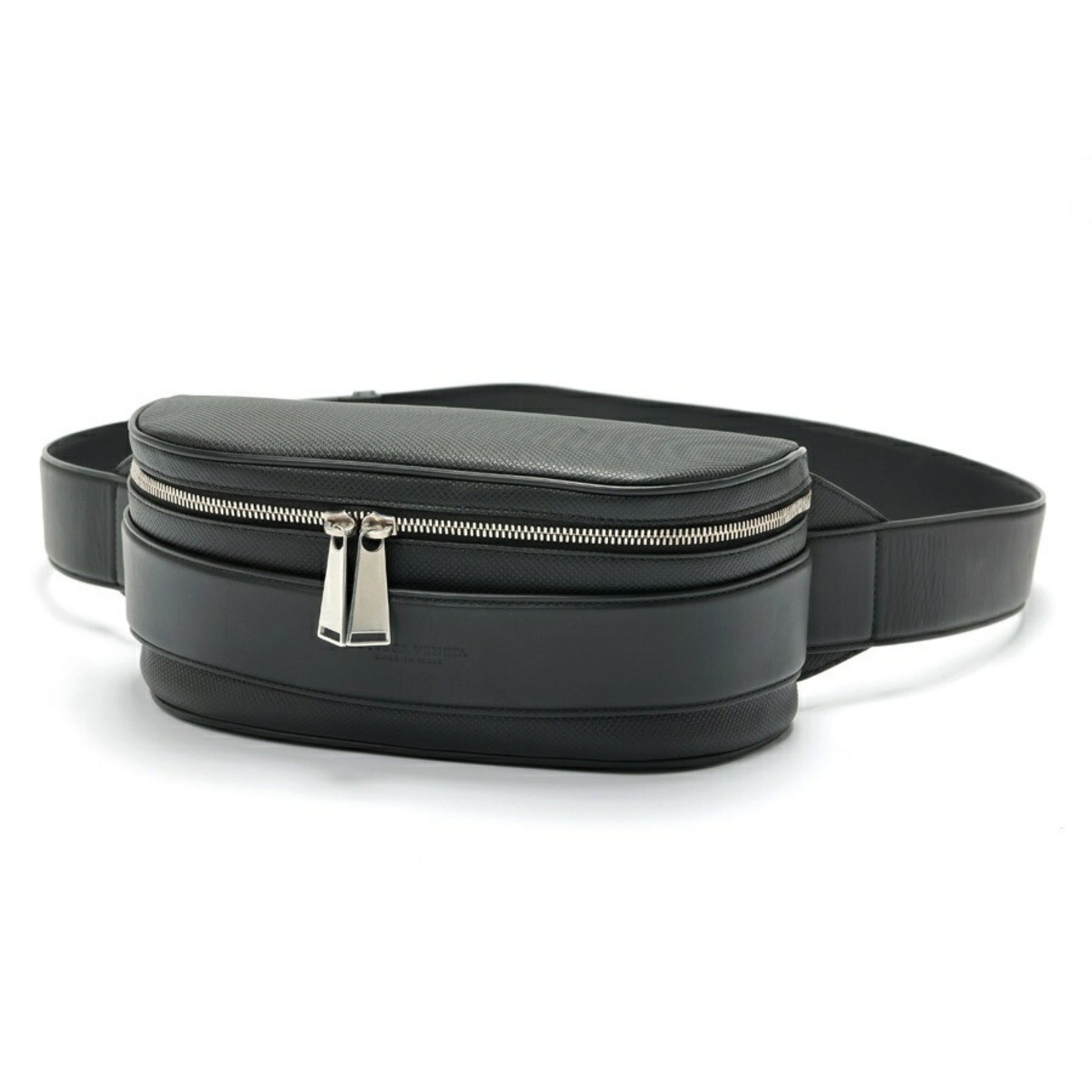 Bottega Veneta Marco polo, Black, Leather, shoulder
