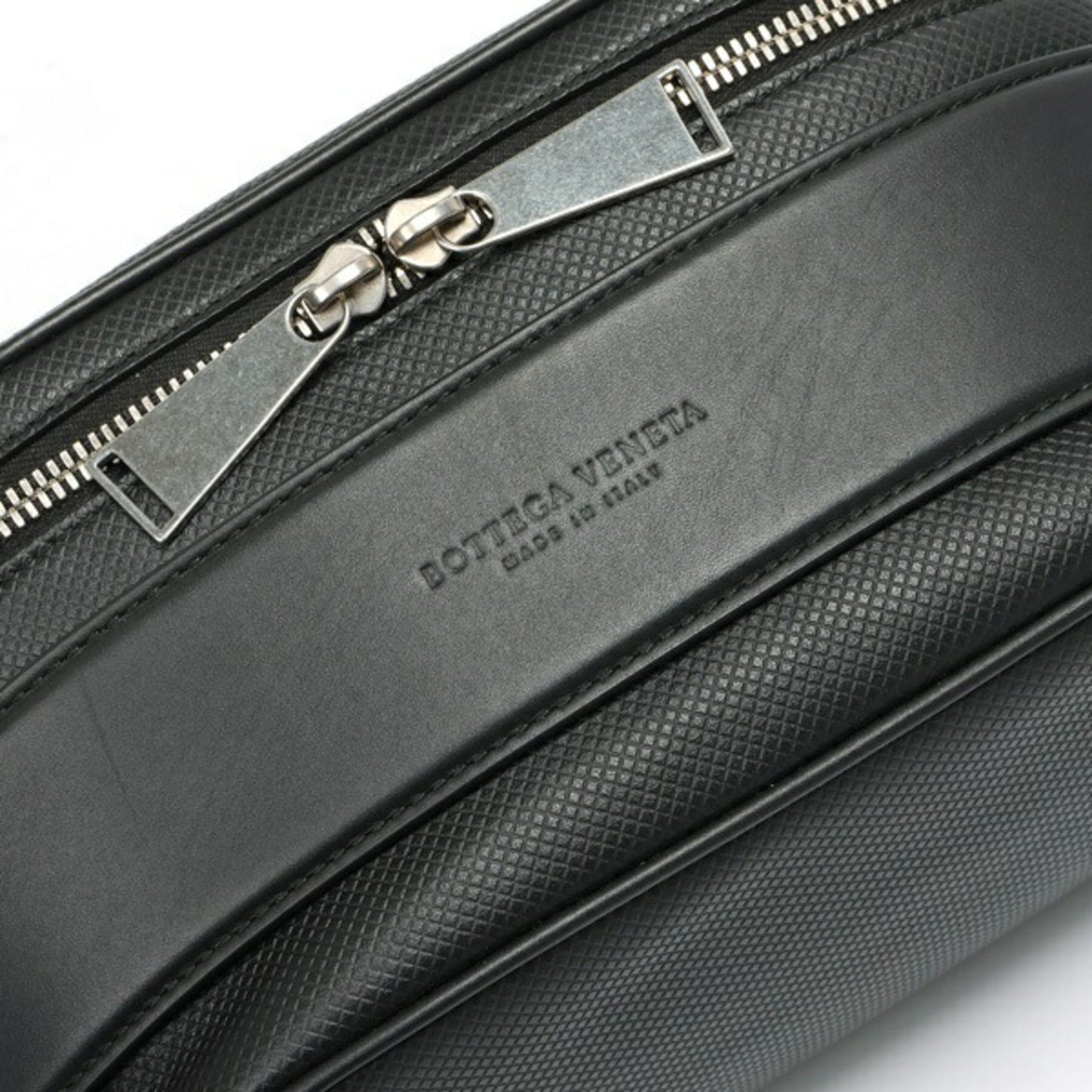 Bottega Veneta Marco polo, Black, Leather, shoulder