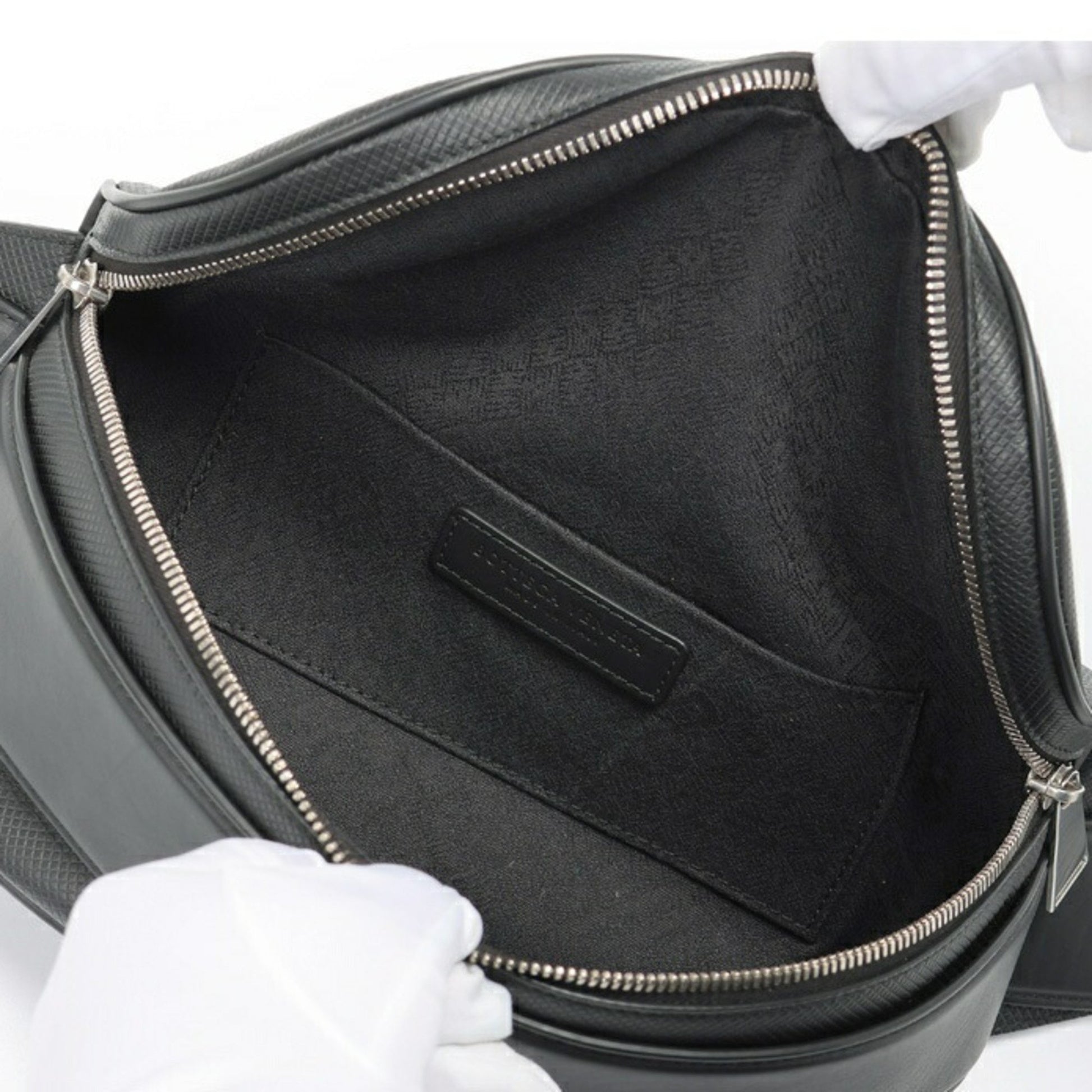 Bottega Veneta Marco polo, Black, Leather, shoulder