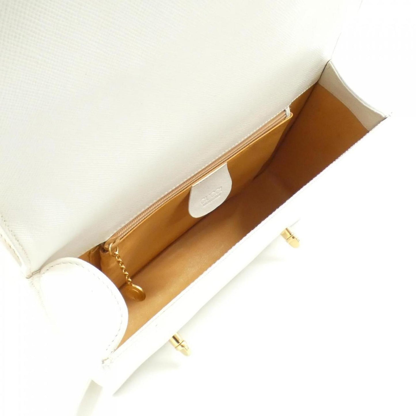 Gucci, White, Leather, handbag