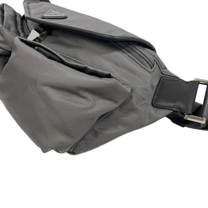Prada Re-Nylon, Grey, Canvas, clutch