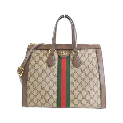 Gucci Ophidia, Beige, Canvas, handbag