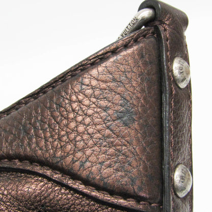 Louis Vuitton Mahina, Brown, Leather, shoulder