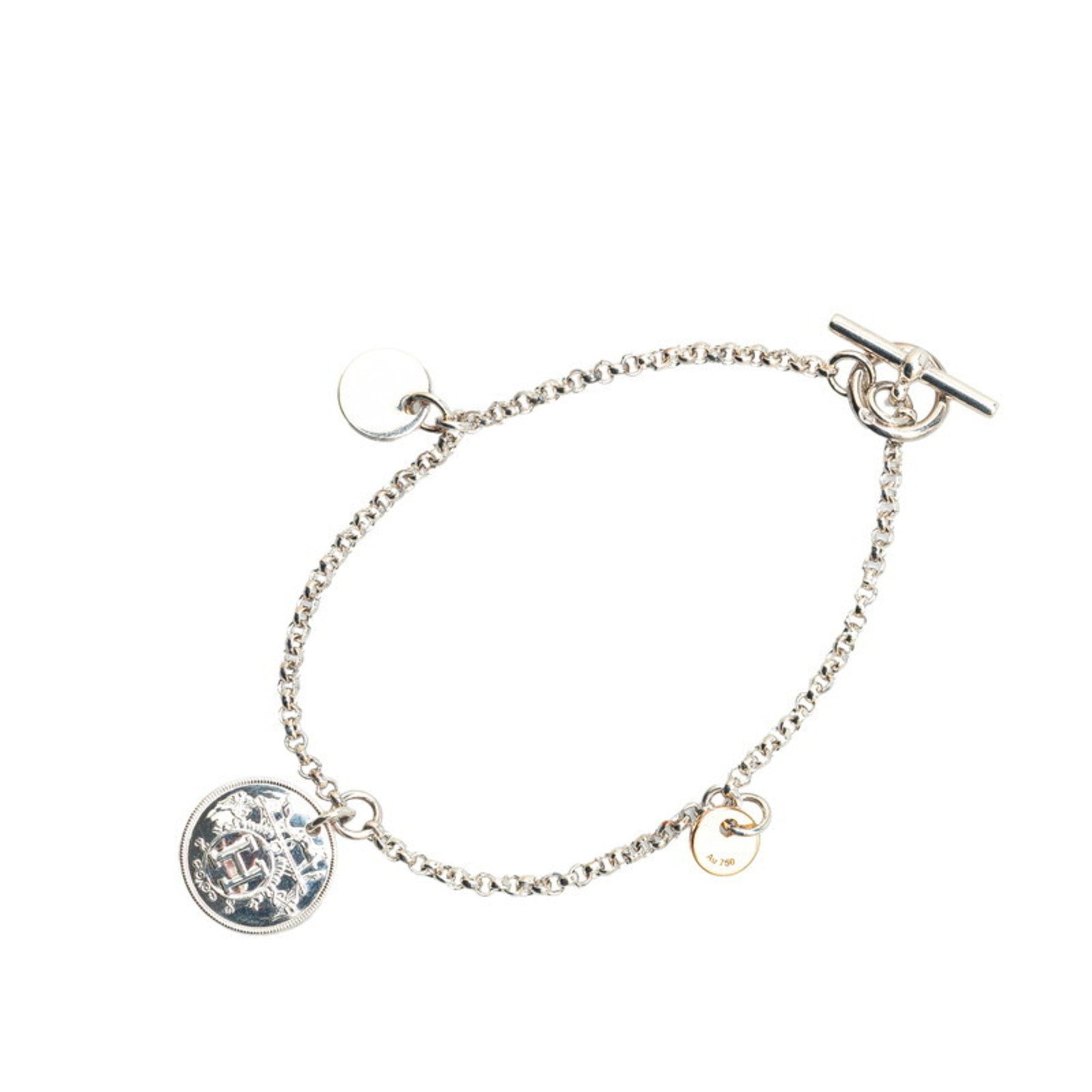 Hermès Ex-Libris, Silver, Silver, bracelet