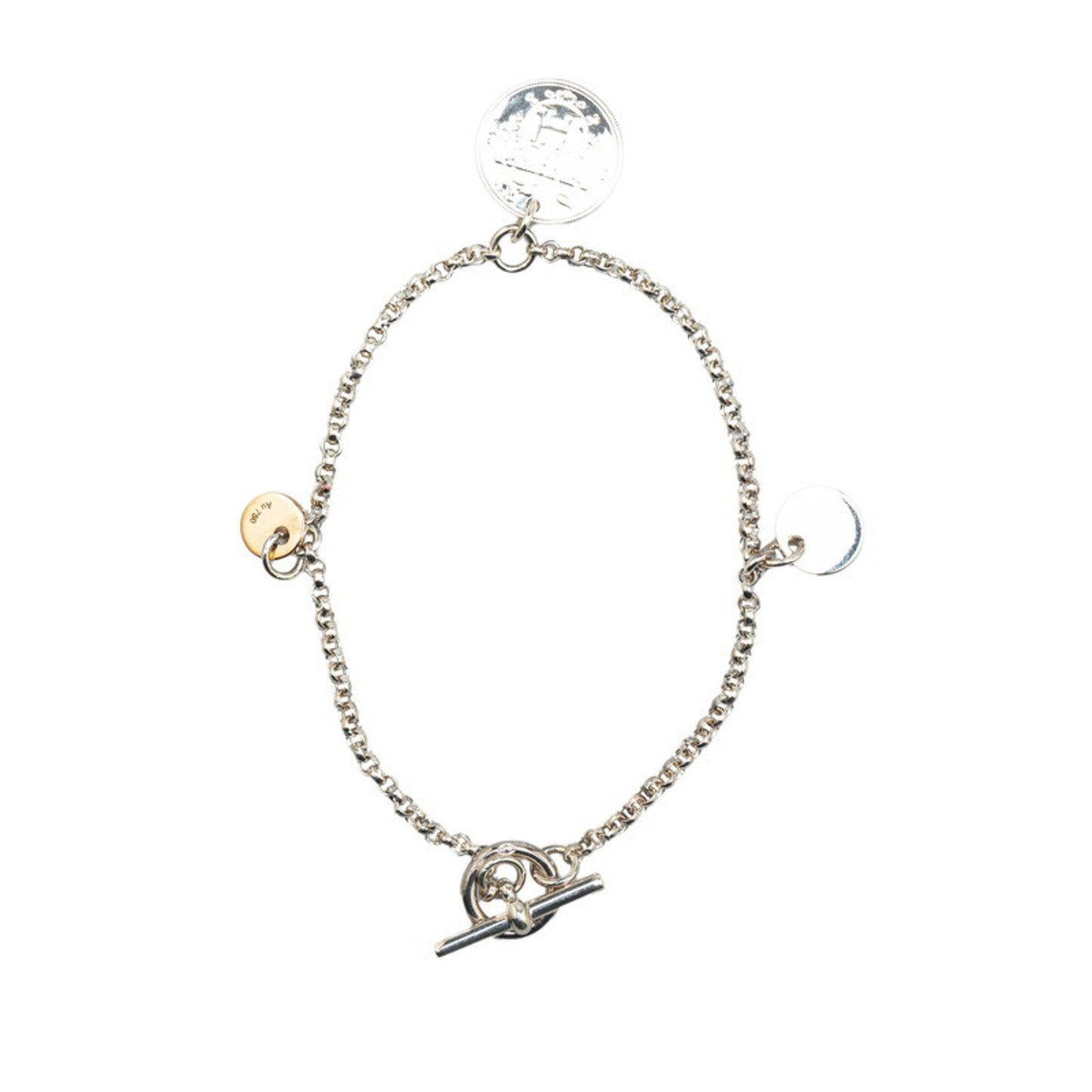 Hermès Ex-Libris, Silver, Silver, bracelet
