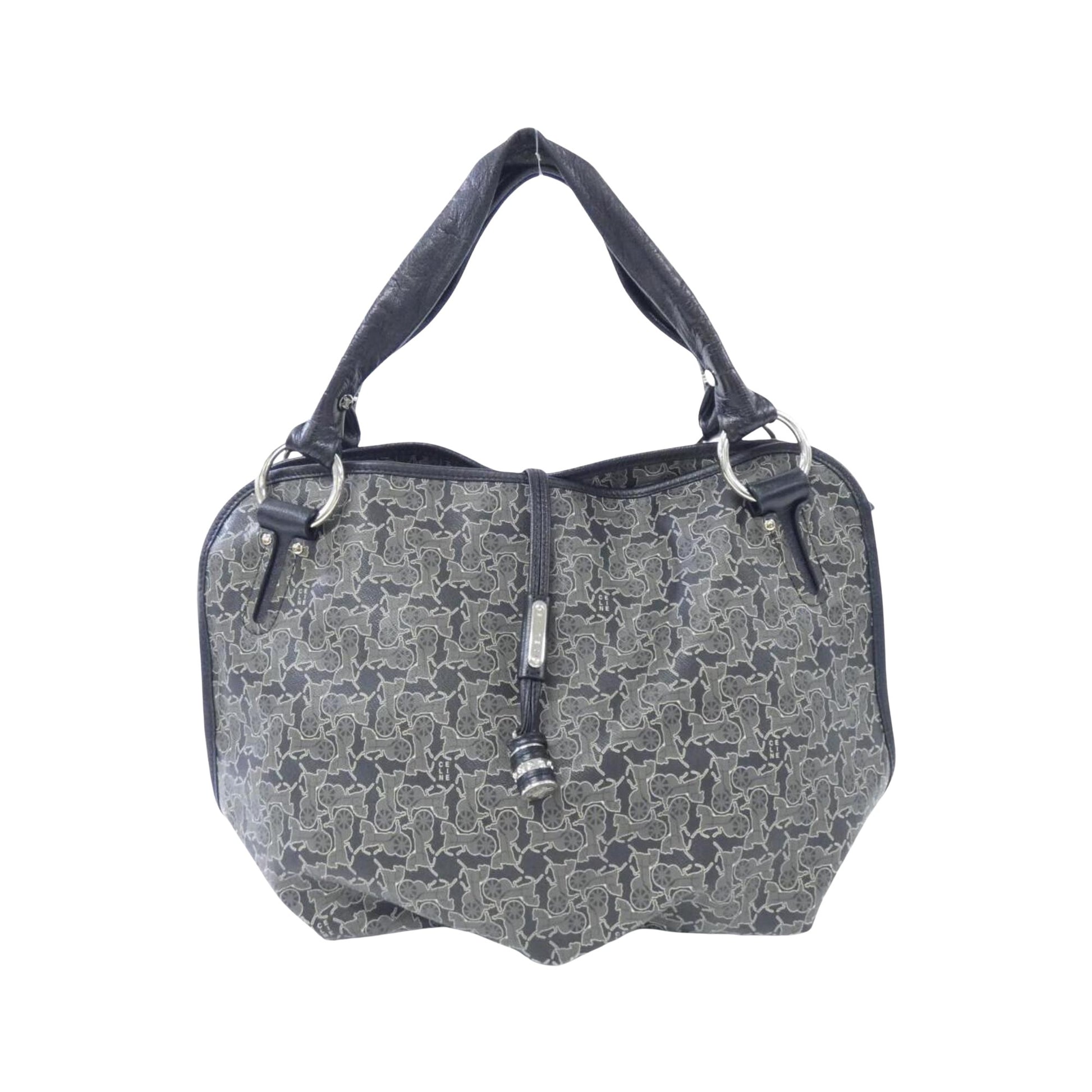 Céline, Black, Canvas, handbag