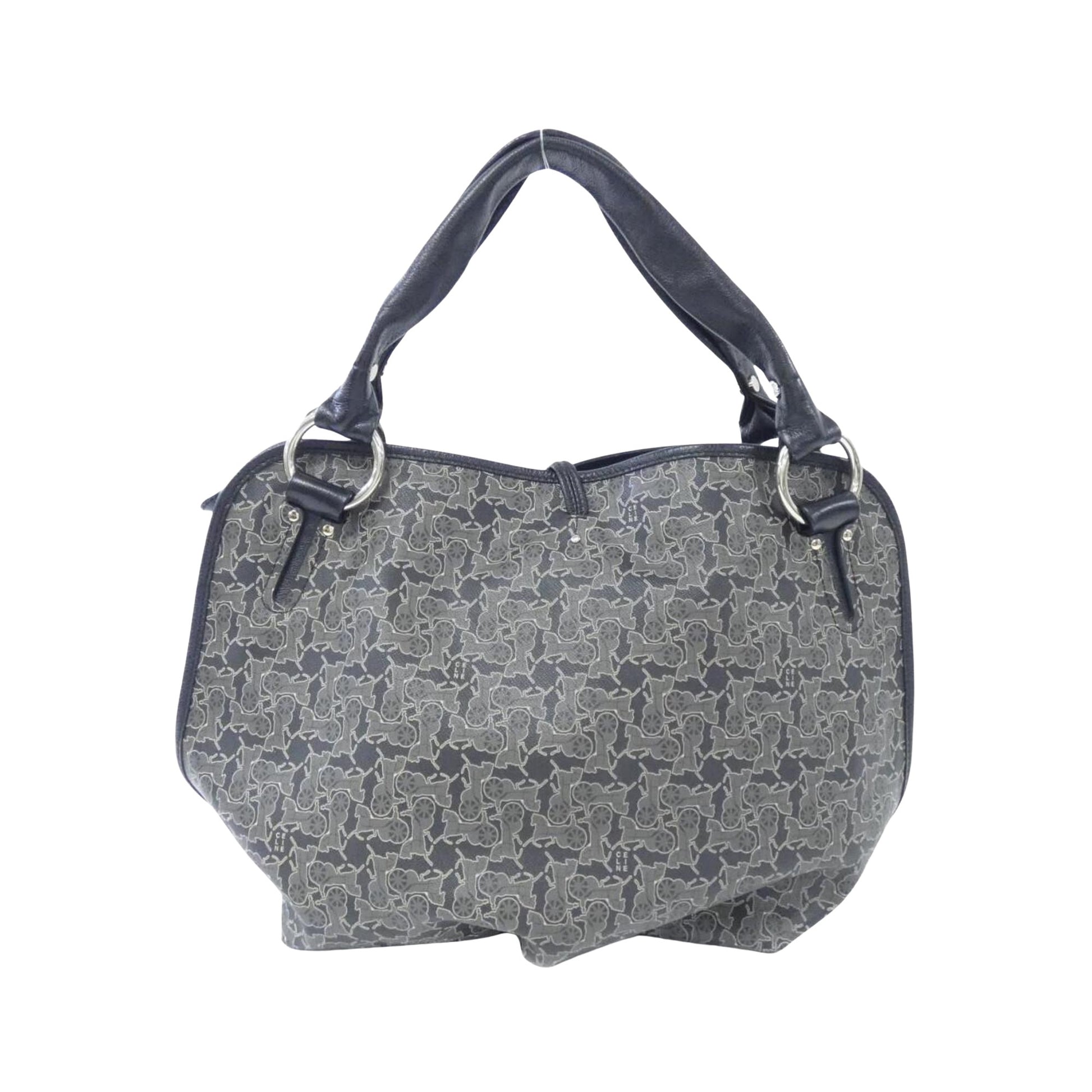 Céline, Black, Canvas, handbag