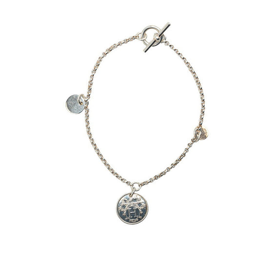 Hermès Ex-Libris, Silver, Silver, bracelet