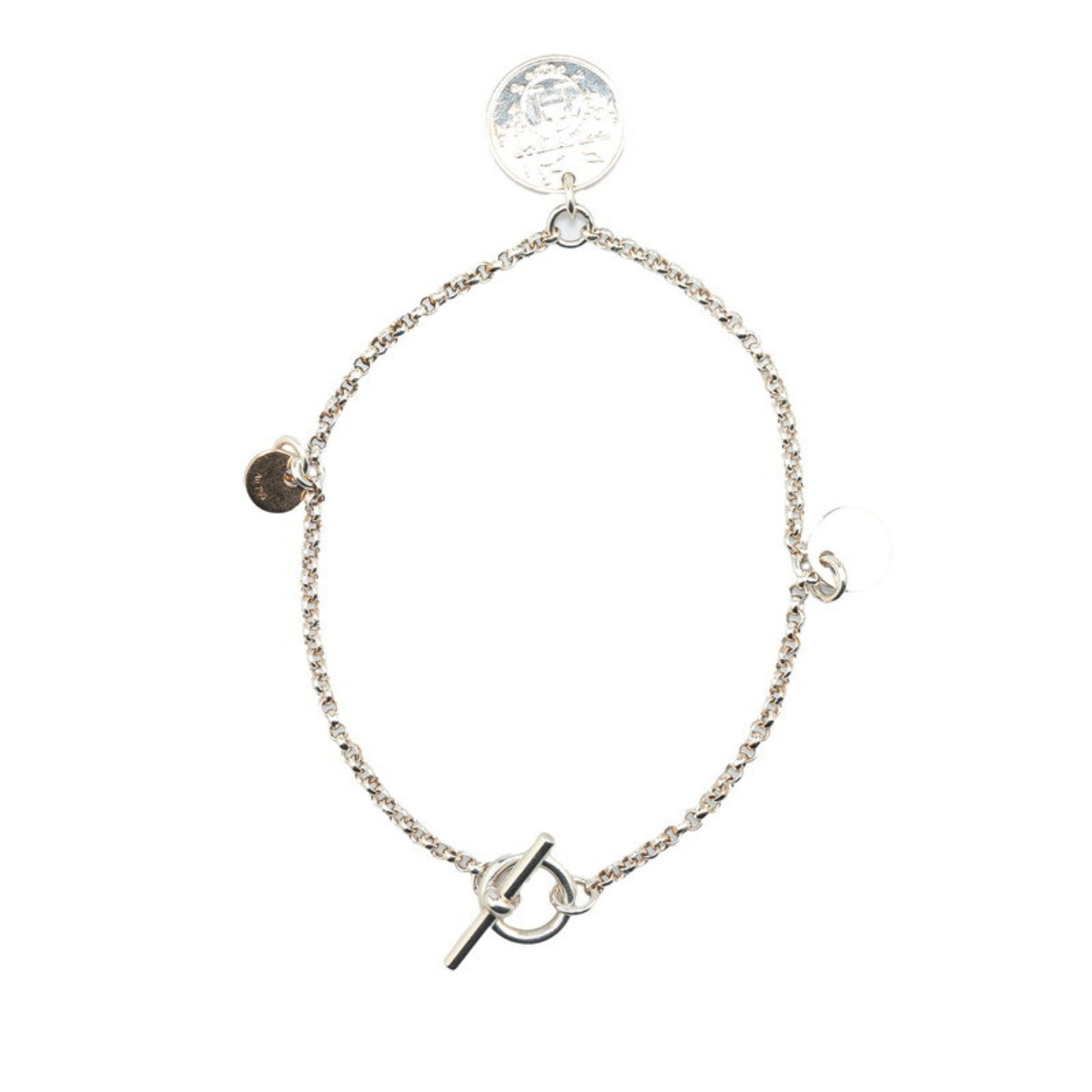 Hermès Ex-Libris, Silver, Silver, bracelet