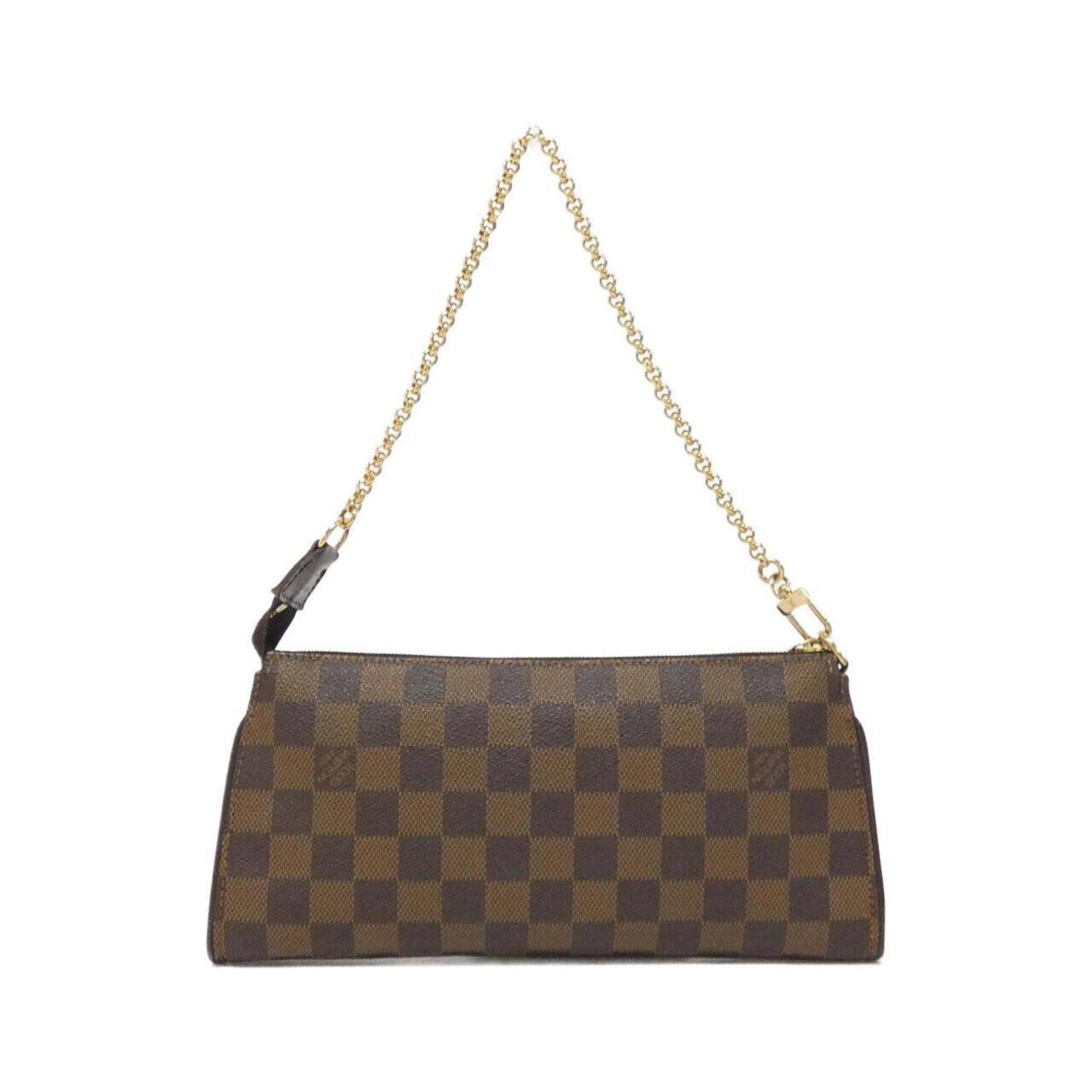Louis Vuitton Eva, Brown, Canvas, shoulder