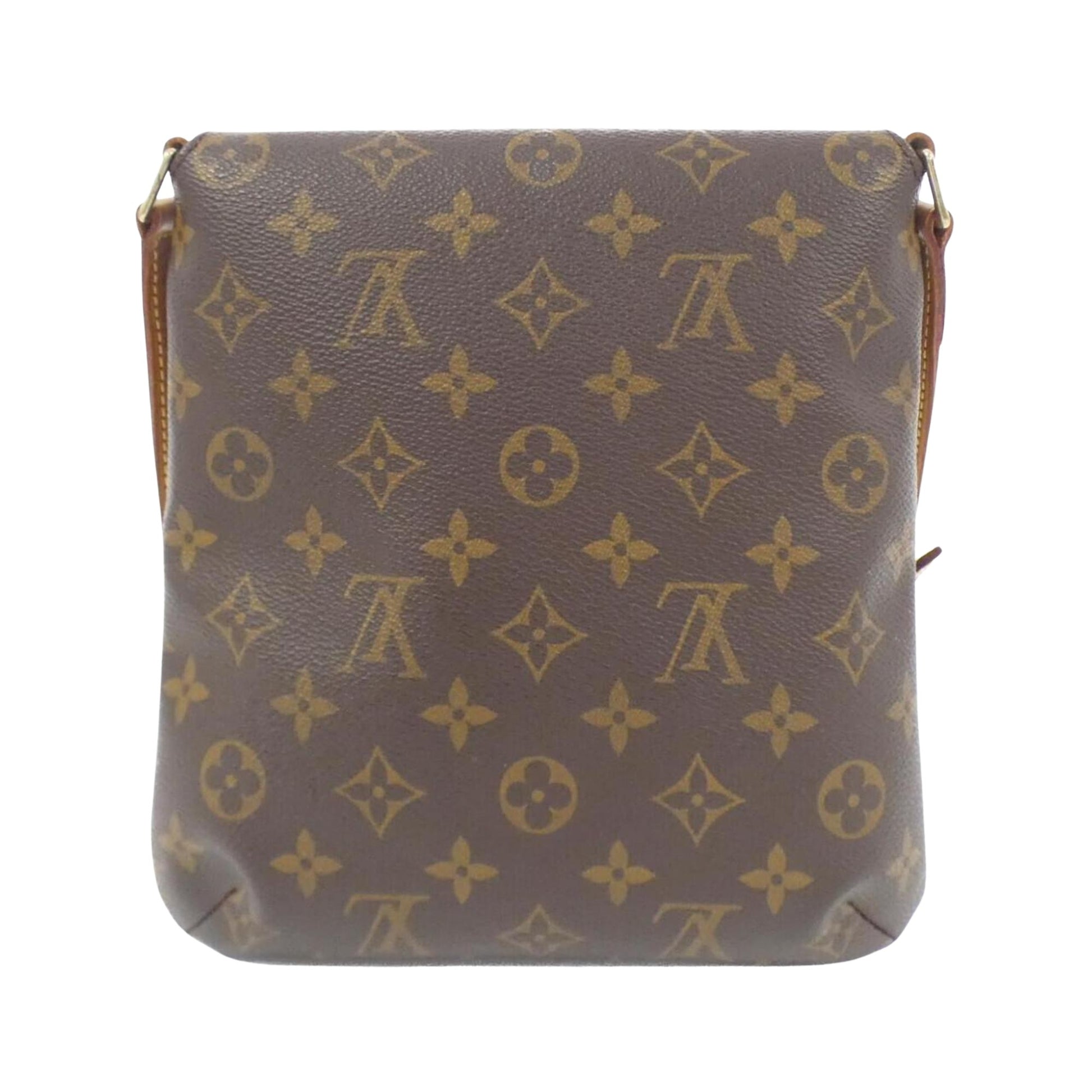 Louis Vuitton Musette Salsa, Brown, Canvas, shoulder