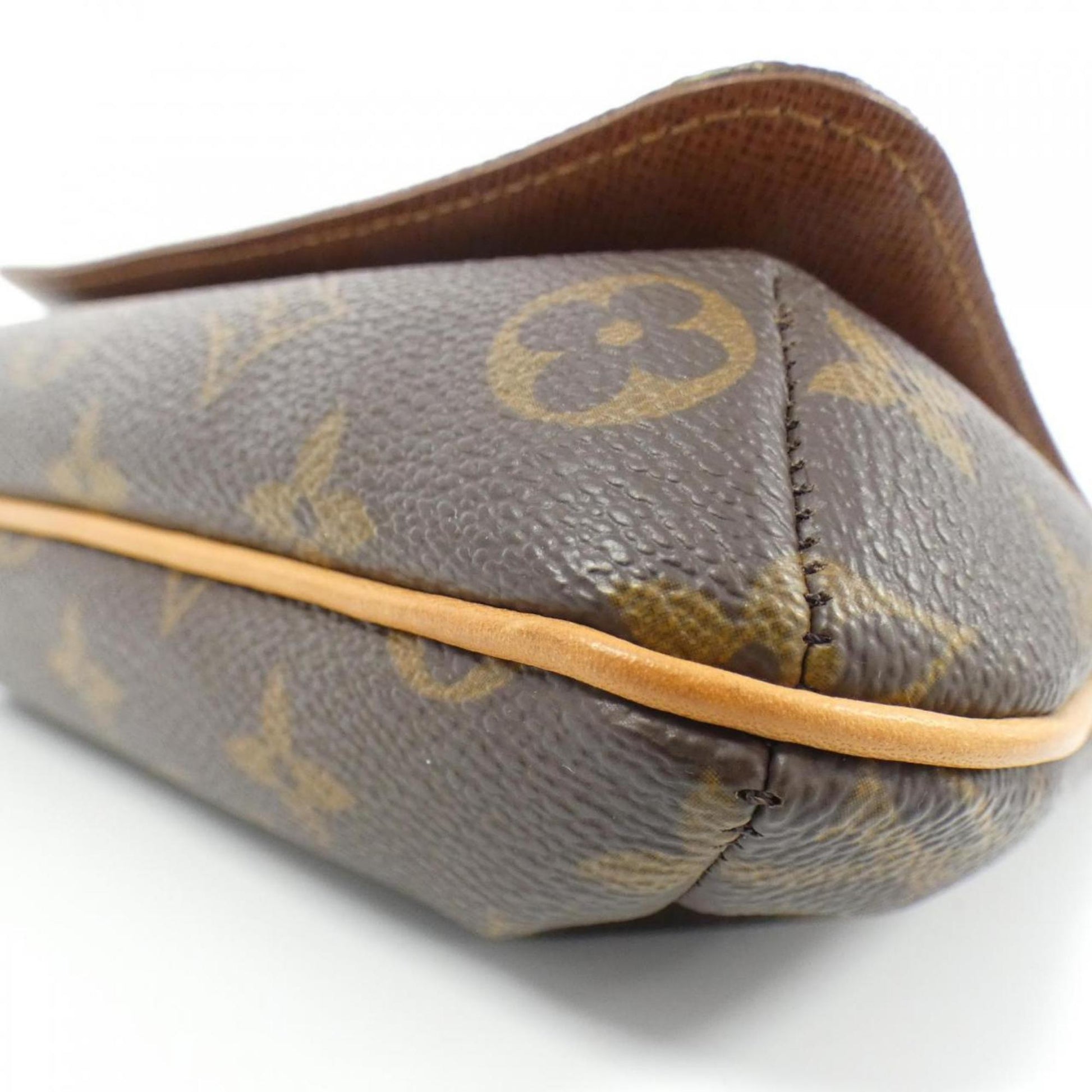 Louis Vuitton Musette Salsa, Brown, Canvas, shoulder