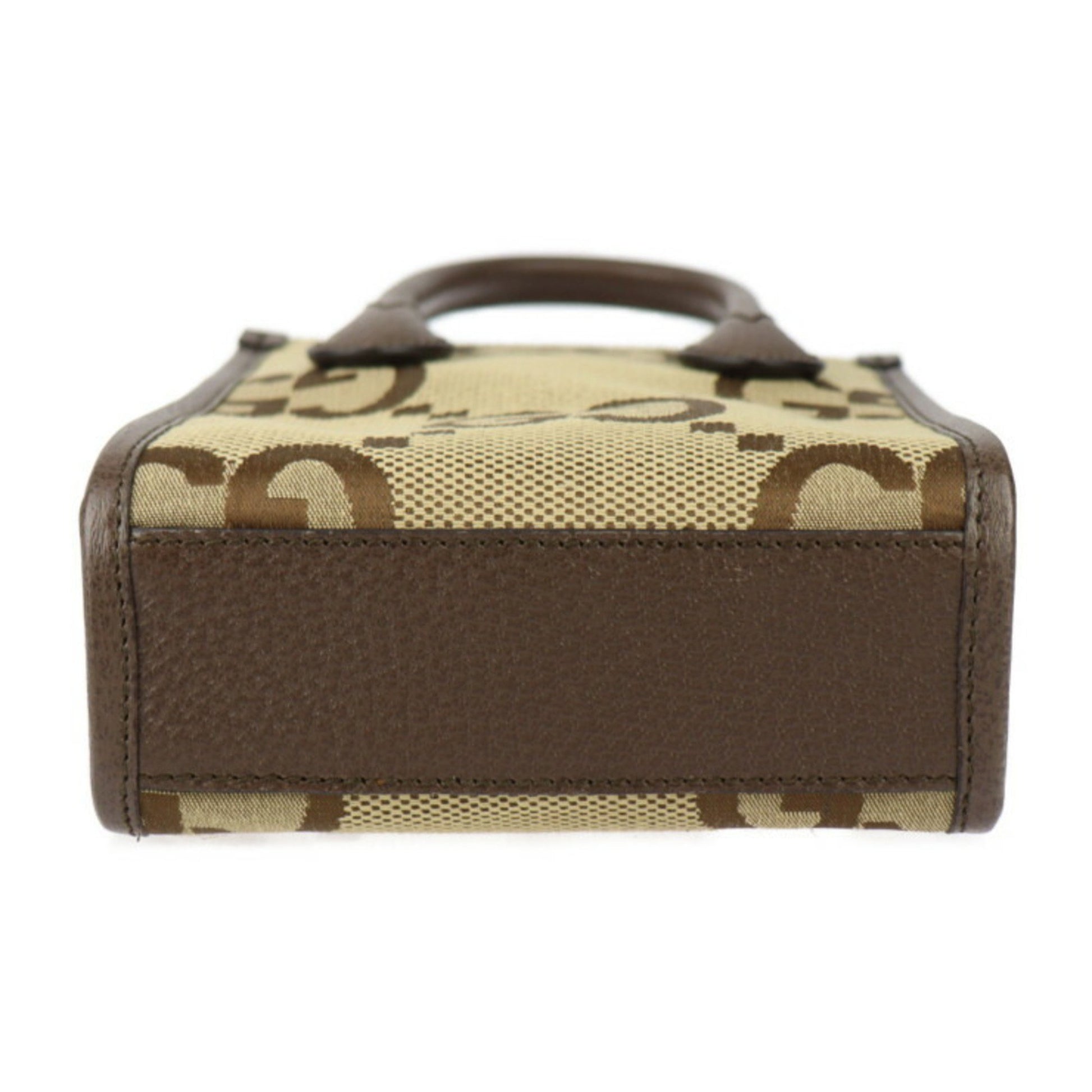Gucci GG Jumbo, Beige, Canvas, handbag