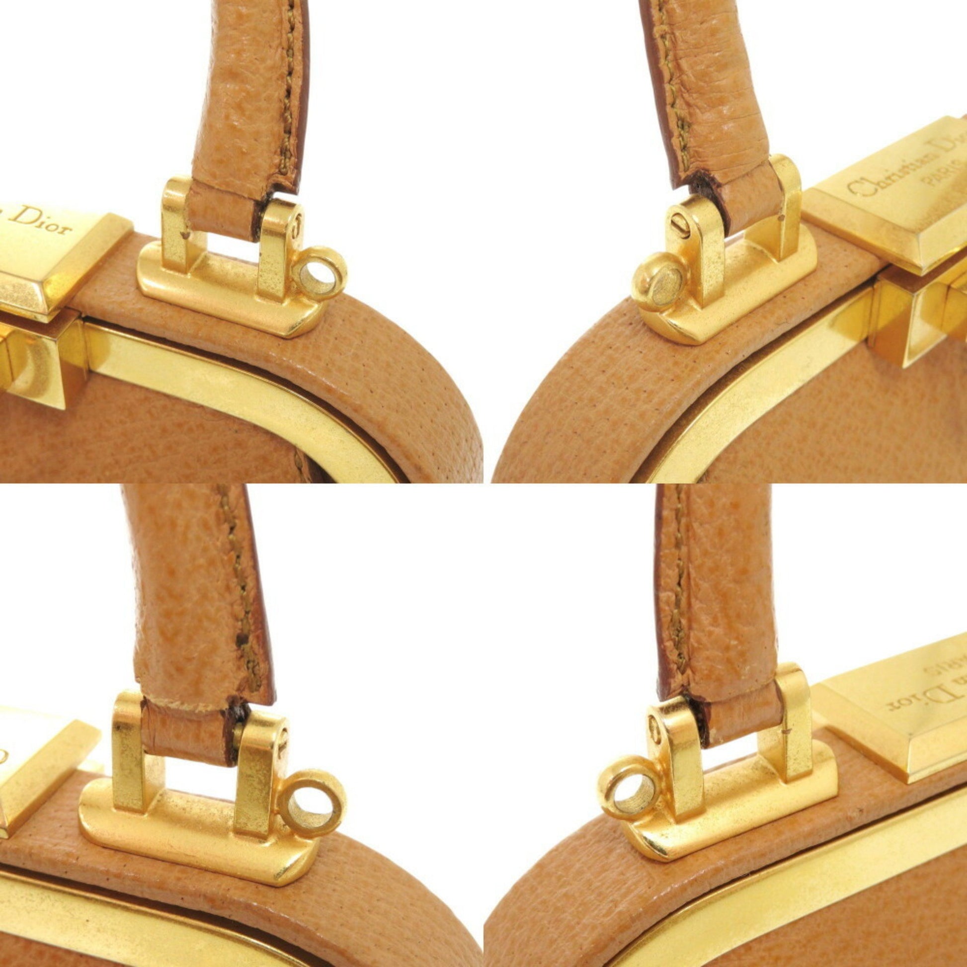 Dior, Brown, Leather, handbag