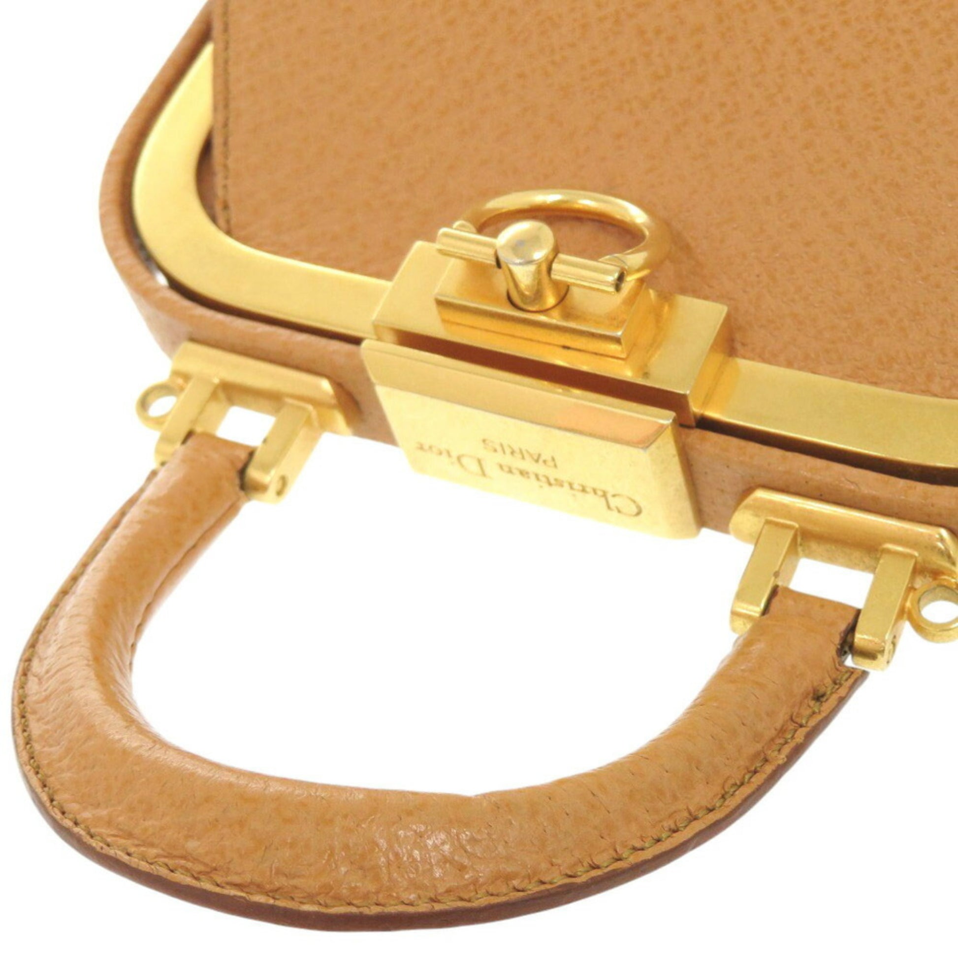Dior, Brown, Leather, handbag