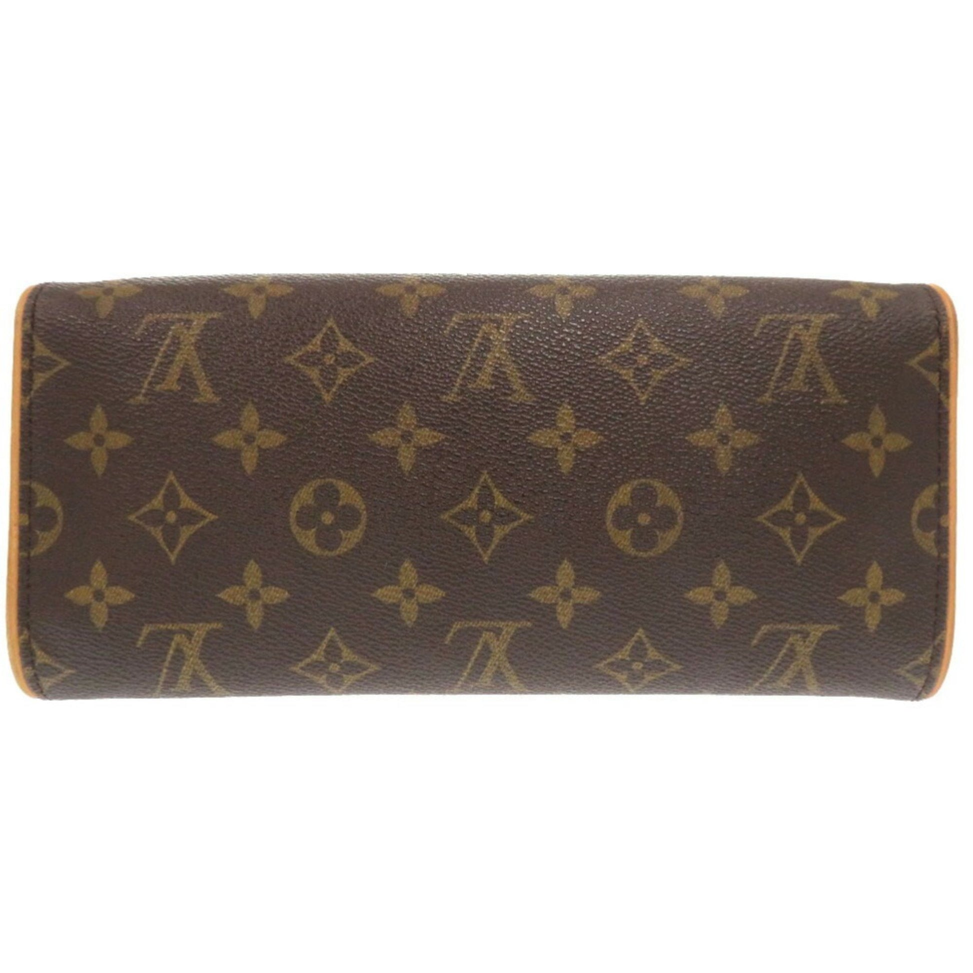 Louis Vuitton Twin, Brown, Canvas, shoulder