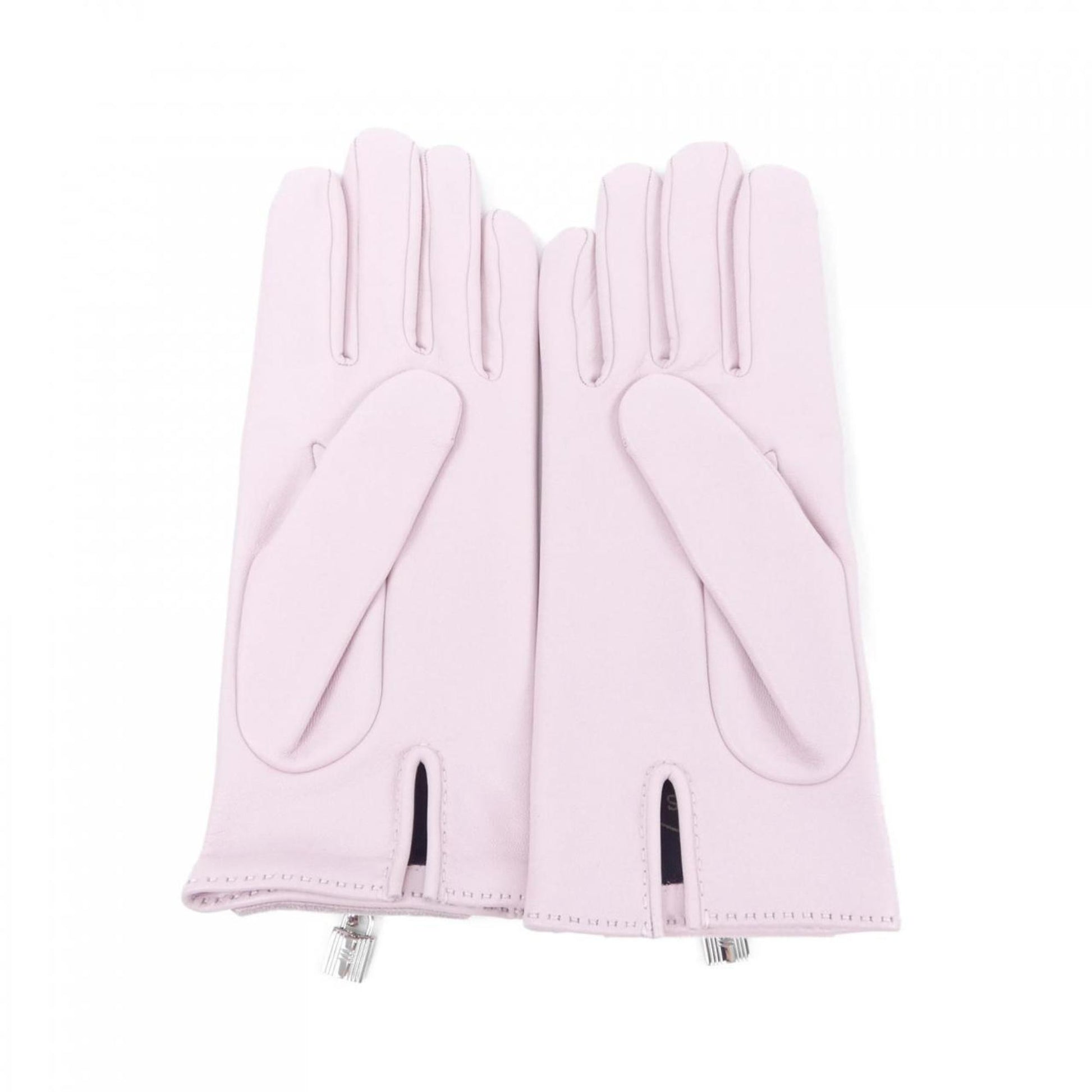 Hermès Kelly, Pink, Leather, gloves