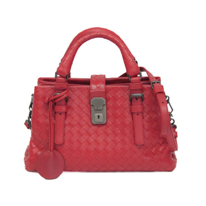 Bottega Veneta Roma, Red, Leather, handbag