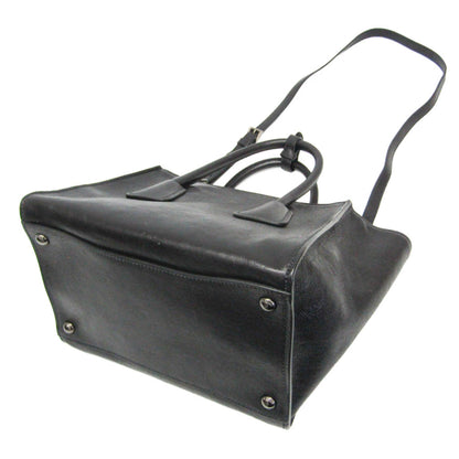 Prada Twin Zip, Black, Leather, handbag