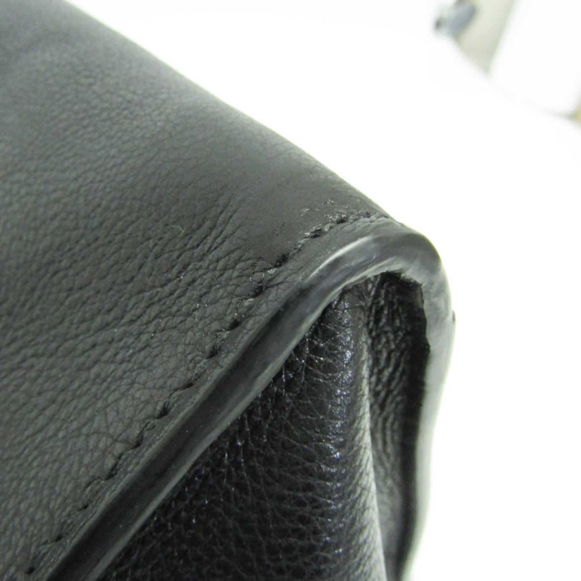 Prada Twin Zip, Black, Leather, handbag