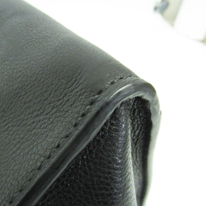 Prada Twin Zip, Black, Leather, handbag