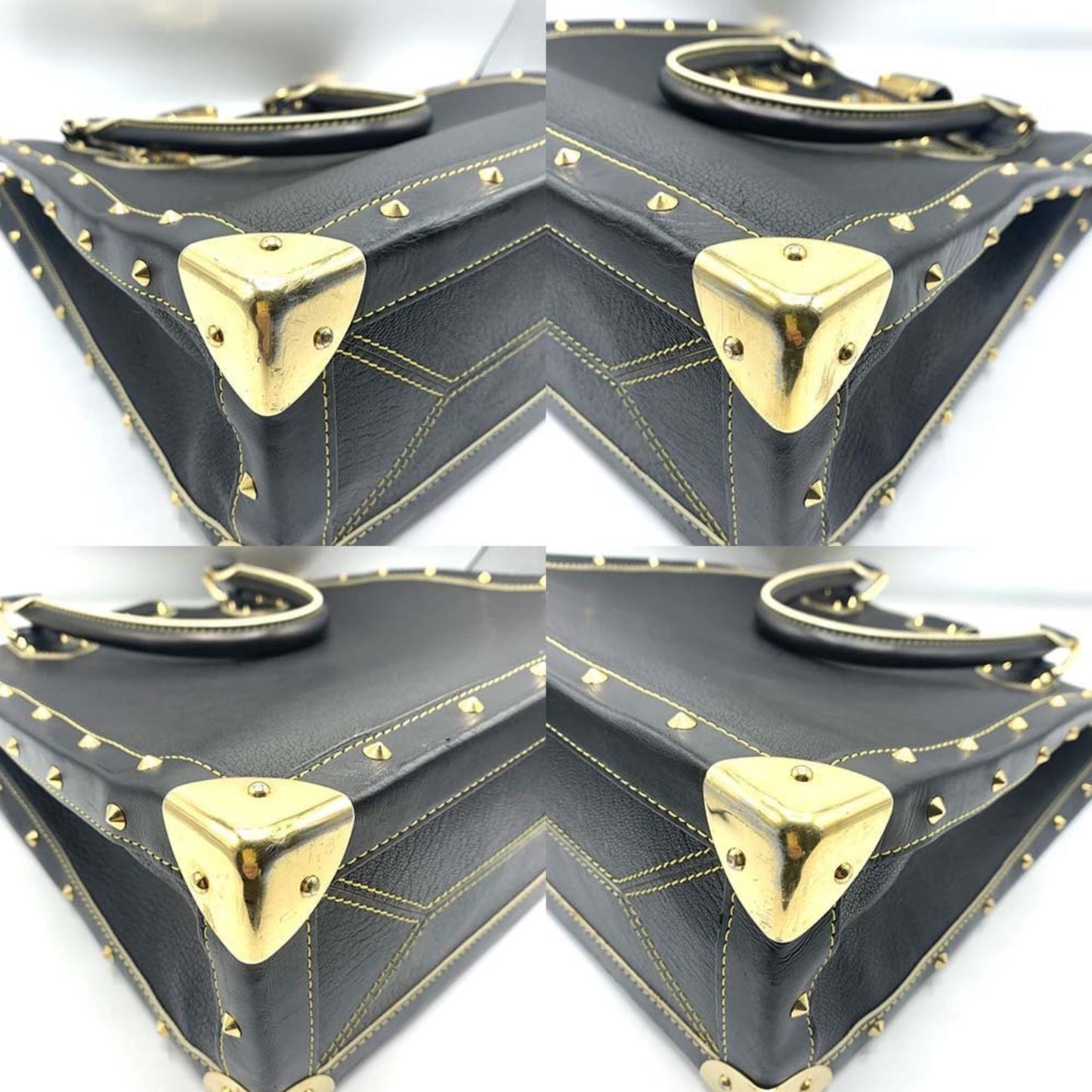 Louis Vuitton Fabuleux, Black, Leather, handbag