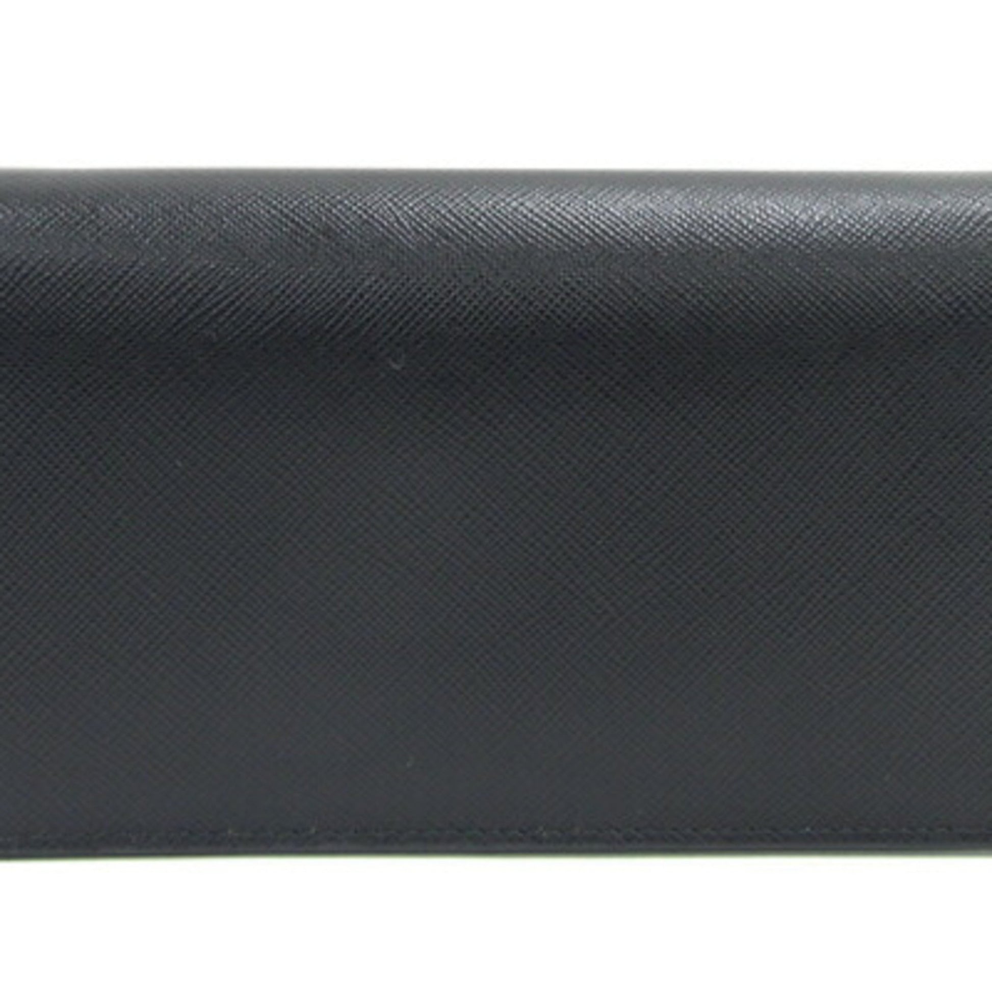 Prada Saffiano, Black, Leather, wallet