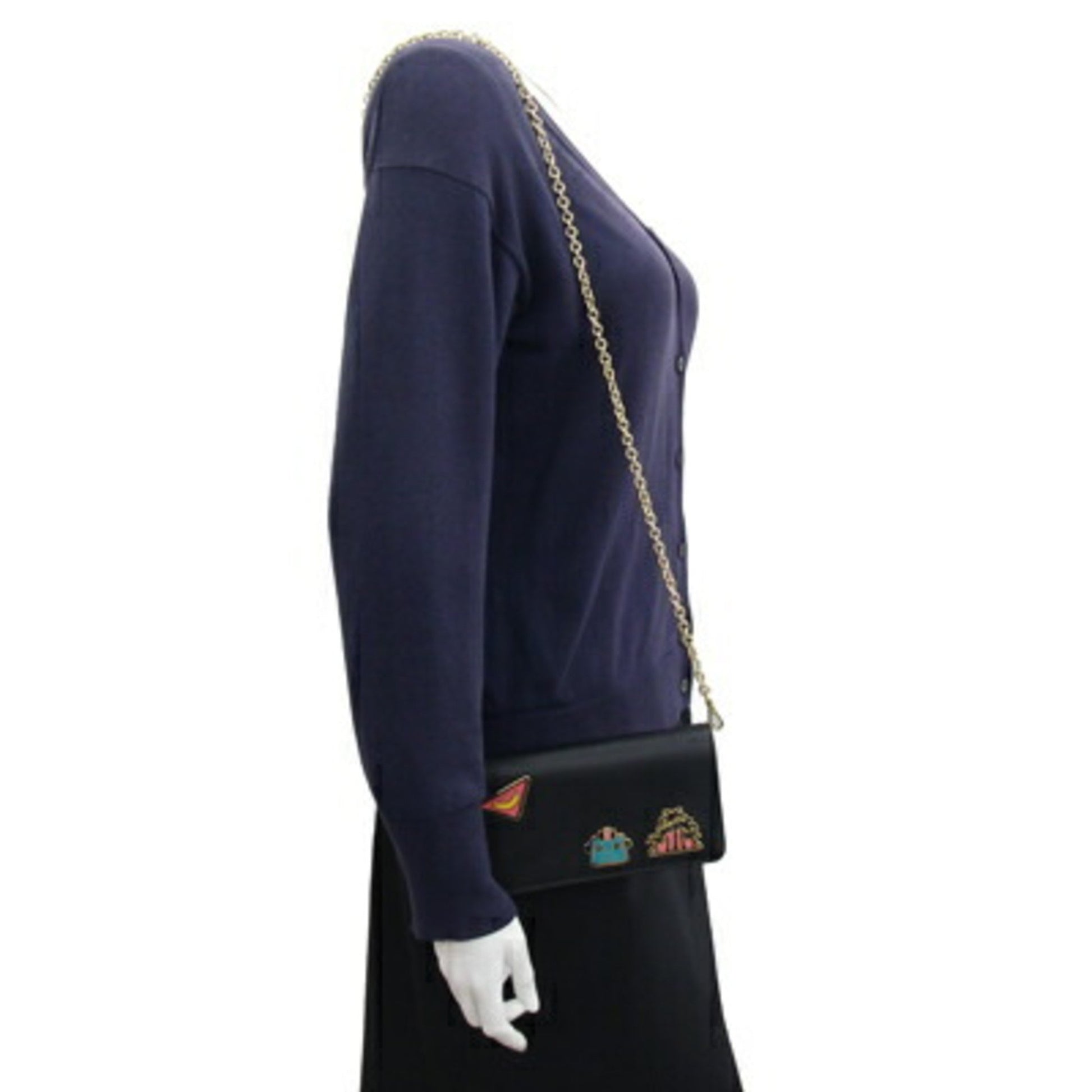 Prada Saffiano, Black, Leather, wallet