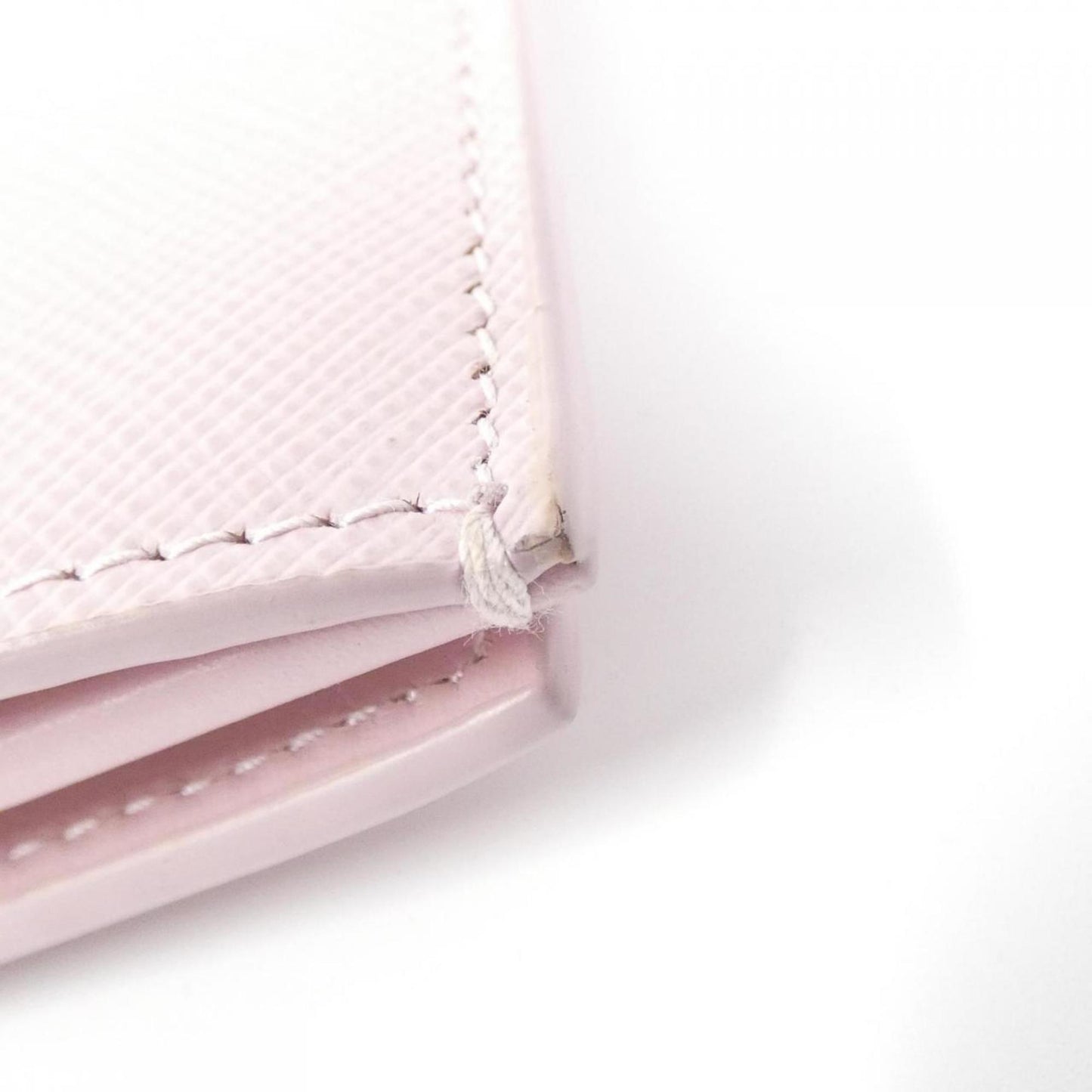Prada Saffiano, Pink, Leather, wallet